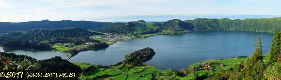 sete cidades panorama